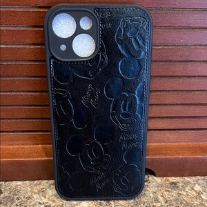 NEW! iPhone 15 Disney Mickey Mouse, black phone case